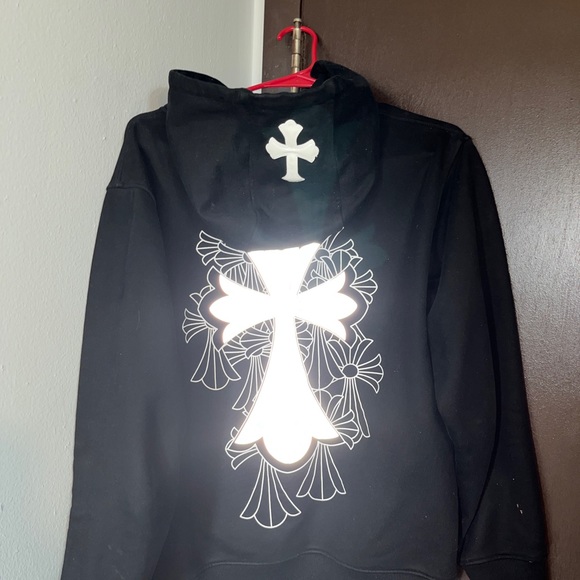 Chrome Hearts Black sweater with reflective logo. in PERFECT condition. - Picture 8 of 13